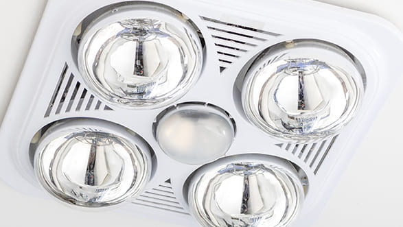 Metropolitan Electrical Contractors Bathroom Heater Light Image