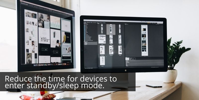 standby and sleep mode on devices