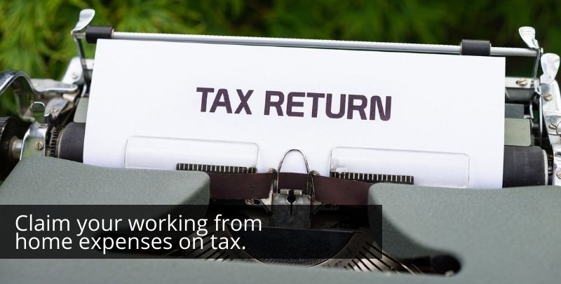claim working from home expenses on tax